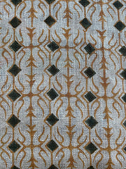Caelith Block Print Handloom Linen Fabric