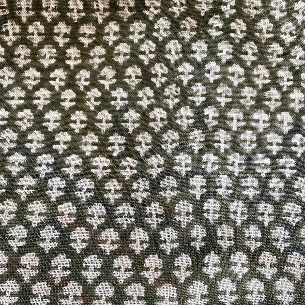 Margaret Geometric Hand Block Printe Fabric