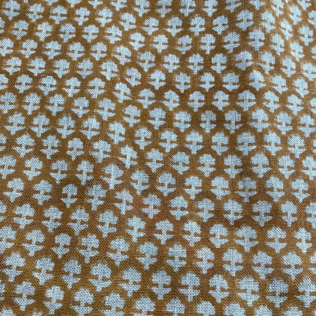 Margaret Geometric Hand Block Printe Fabric