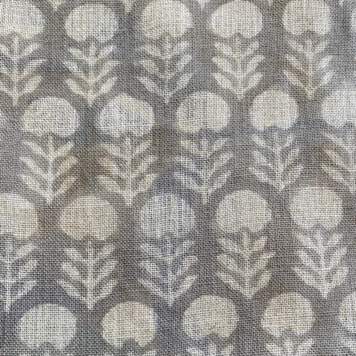 Thalor Block Print Handmade Linen Fabric