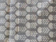 Luriah Block Print Handloom Linen Fabric