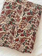 Indian Cotton Block Print Fabric by the Yard -Sewing and Quilting Fabric - Rohiyaan