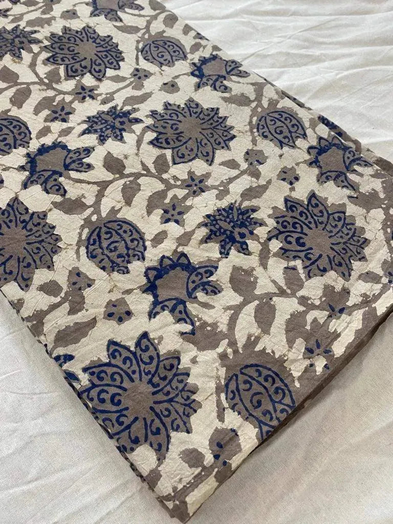 Olira Indian Cotton Block Print Fabric