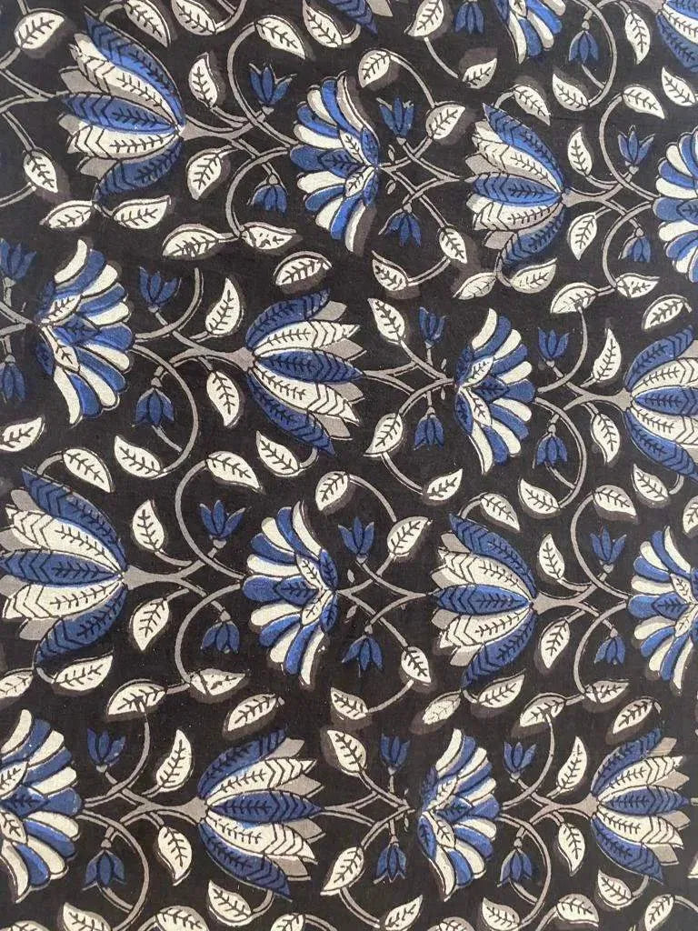 Jorlin Indian Cotton Block Print Fabric