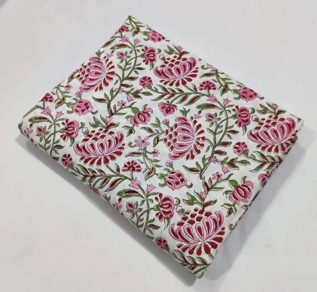 Brayel Indian Cotton Block Print Fabric