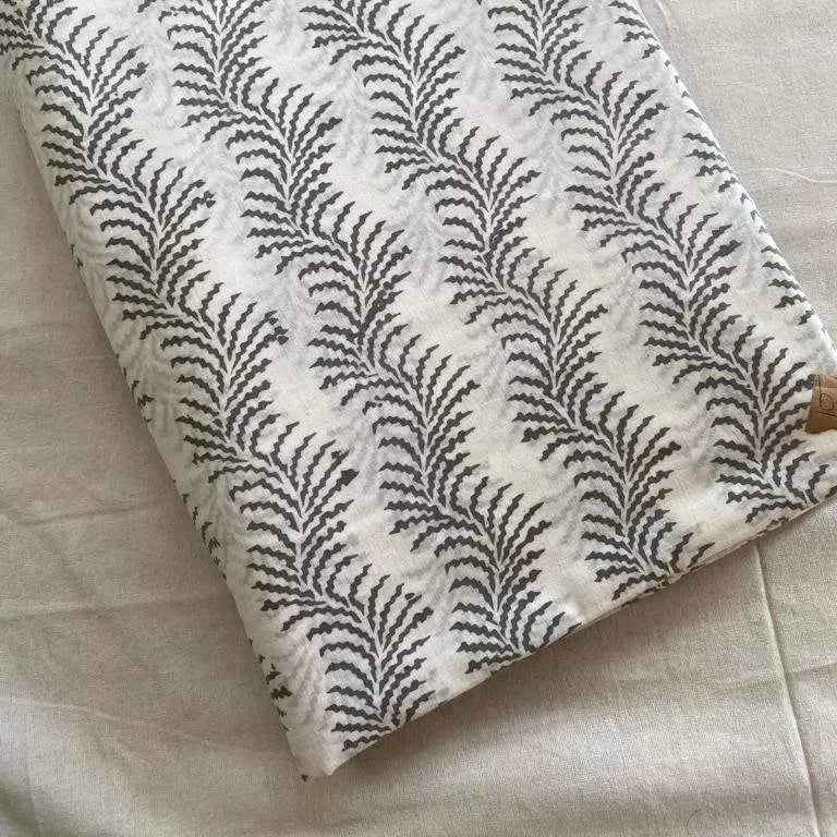 Julian Botanical Block Print Cotton Fabric