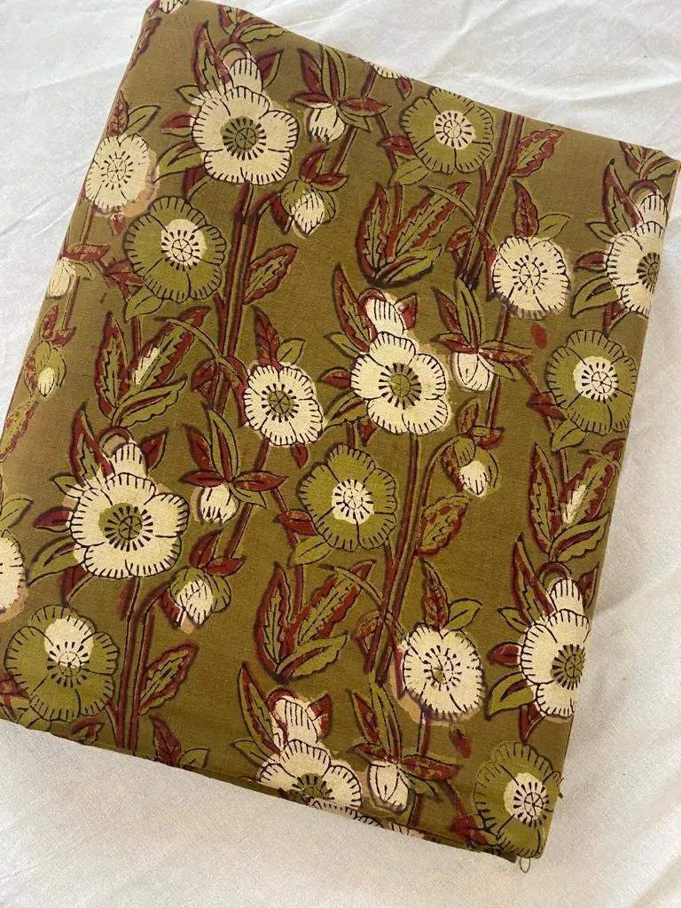 Petalyn Indian Cotton Block Print Fabric