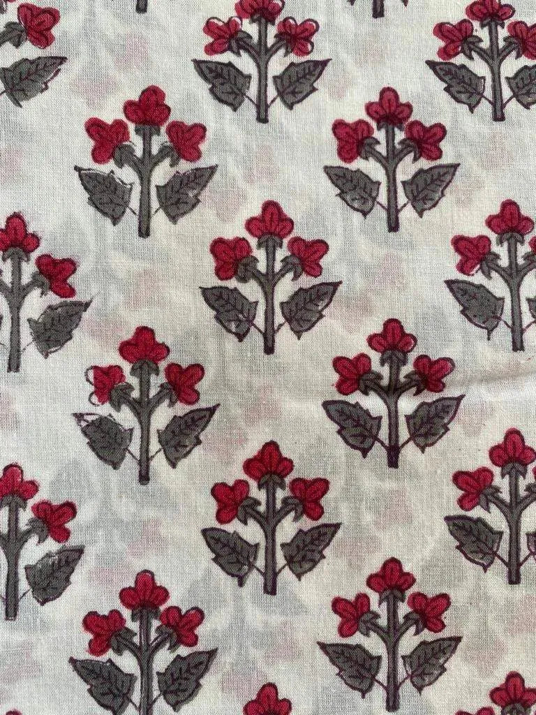 Marven Indian Cotton Block Print Fabric