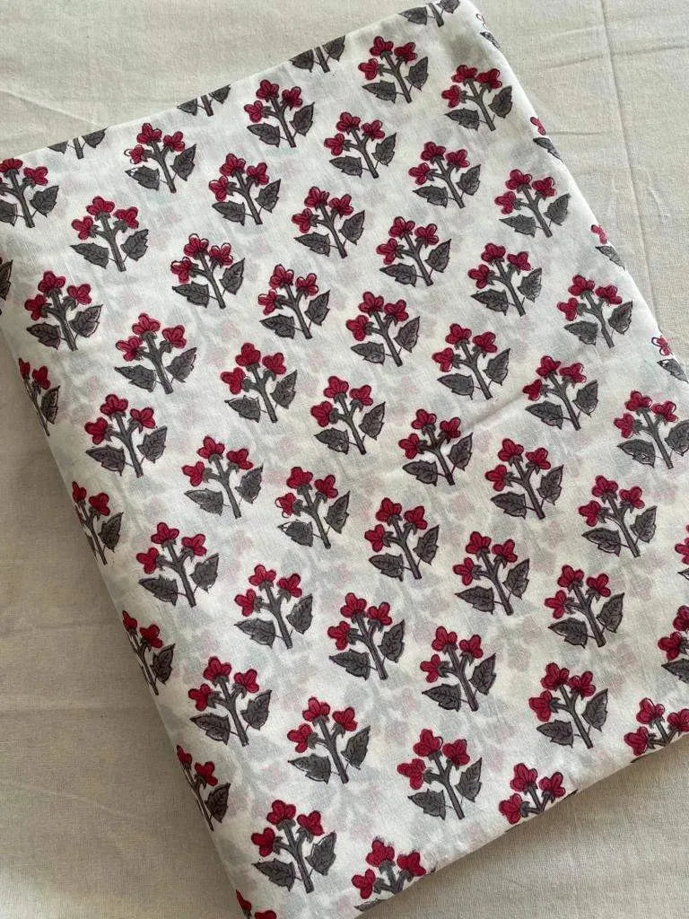 Marven Indian Cotton Block Print Fabric