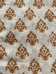 Indian Cotton Block Print Fabric by the Yard -Sewing and Quilting Fabric - Rohiyaan