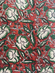 Indian Cotton Block Print Fabric by the Yard -Sewing and Quilting Fabric - Rohiyaan