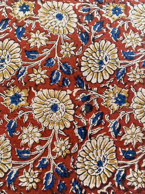 Terracotta Red & Indigo