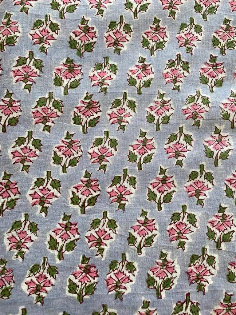 Bellor Indian Cotton Block Print Fabric