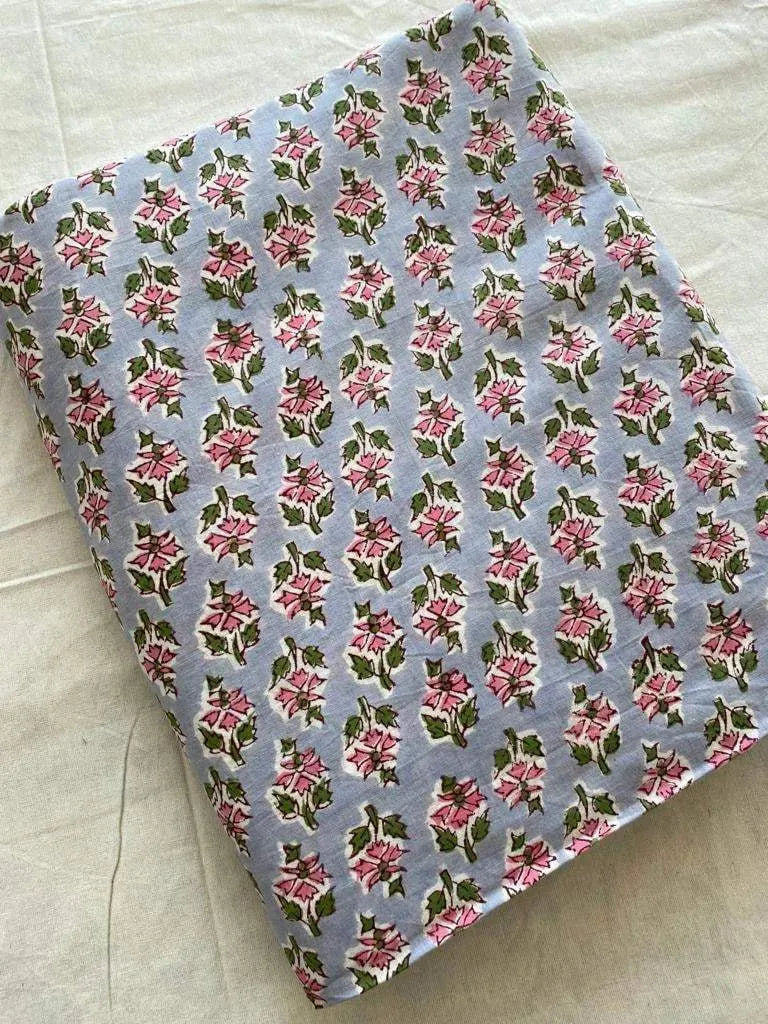 Bellor Indian Cotton Block Print Fabric