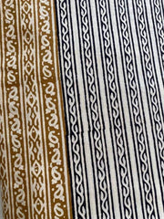 Indian Cotton Block Print Fabric by the Yard -Sewing and Quilting Fabric - Rohiyaan