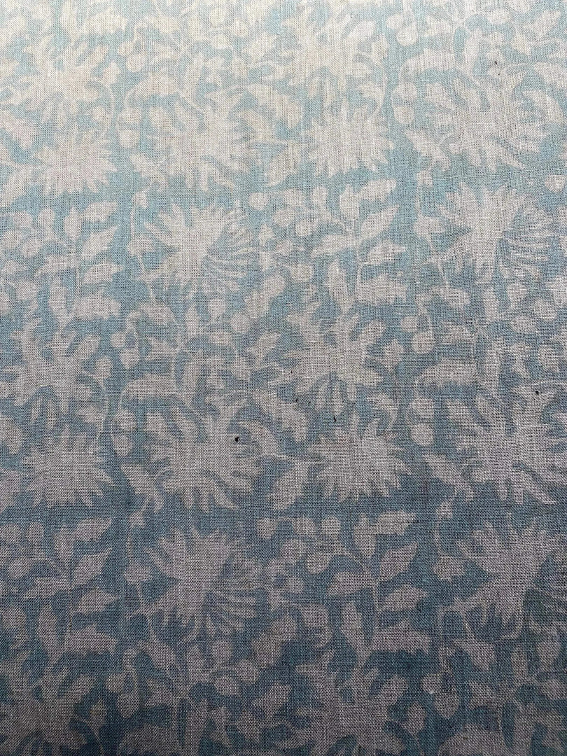 Hemmira Block Print Handloom Linen Fabric