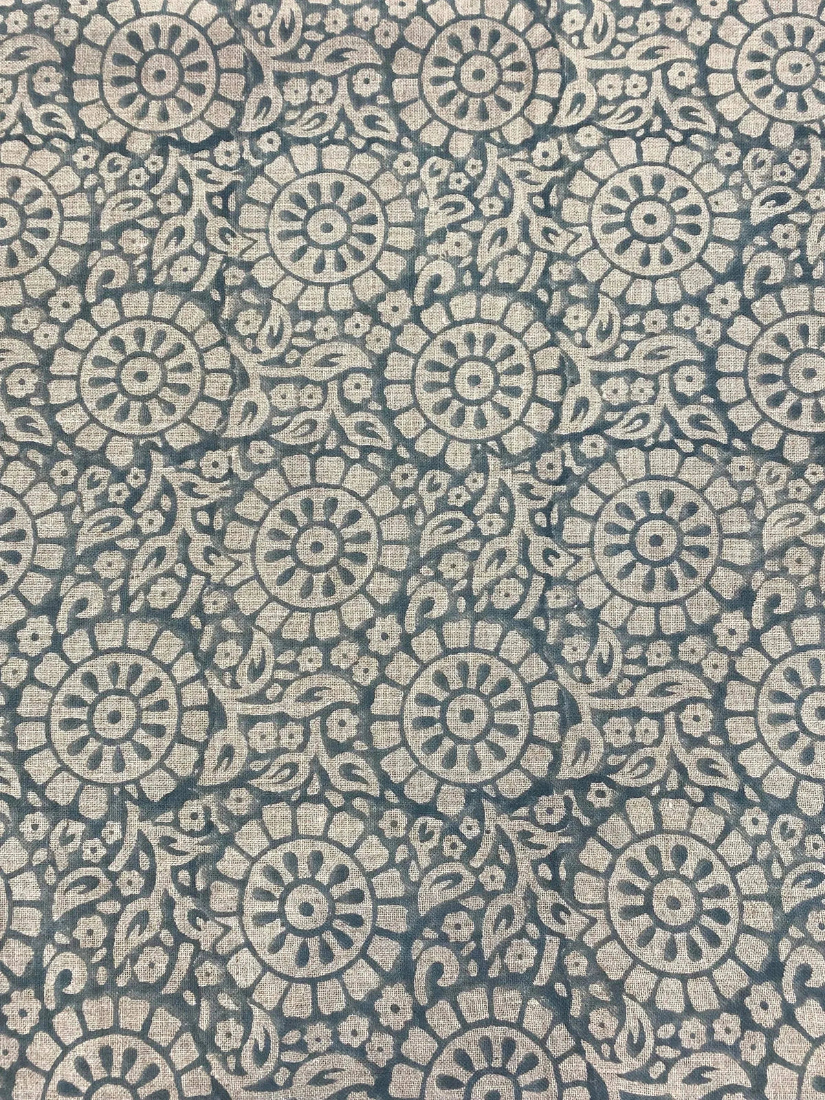 Linen fabric, Fabric by yard, Hand printed fabric, Block Print Fabric, Indian Fabric