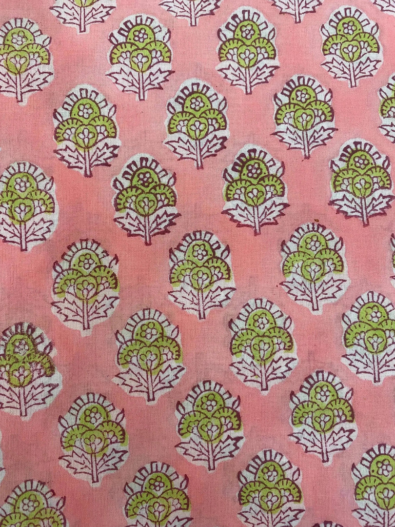 Rhoran Indian Cotton Block Print Fabric
