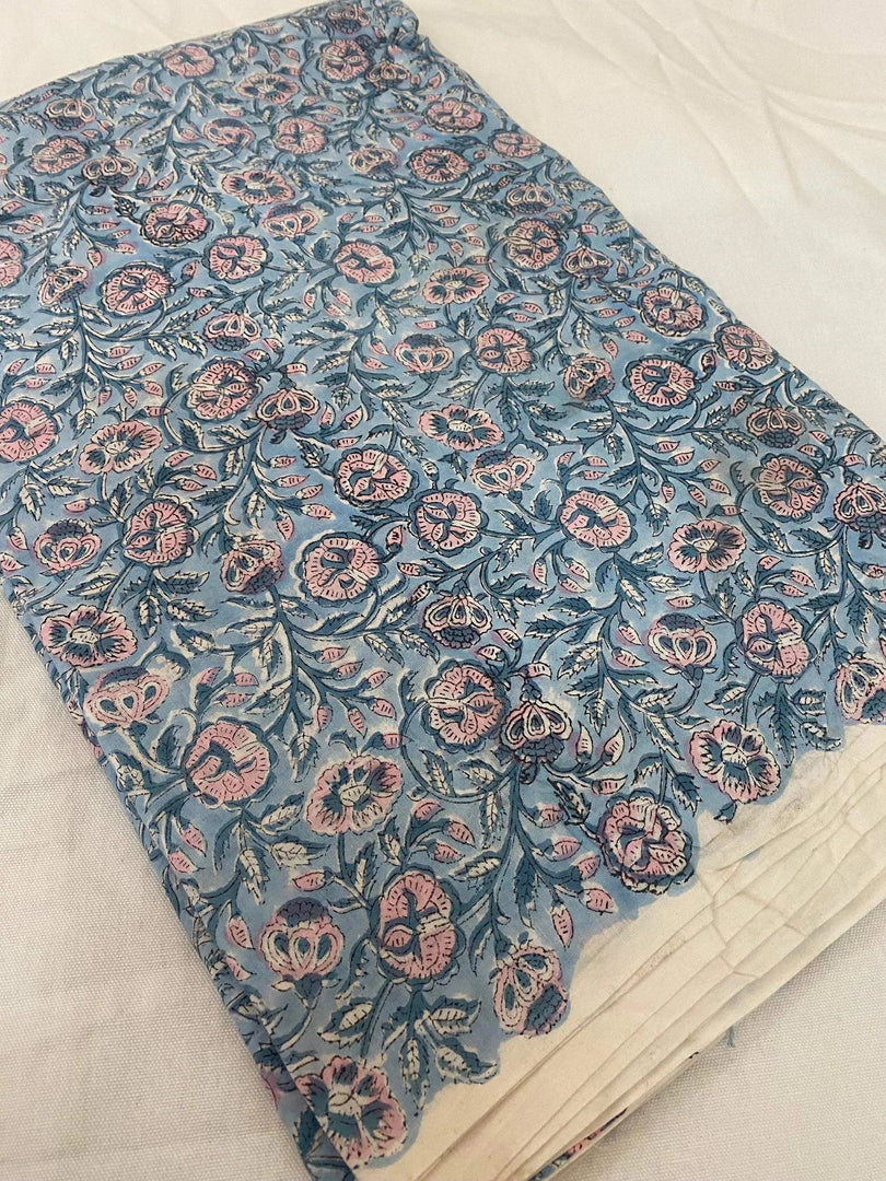 Ovrin Indian Cotton Block Print Fabric