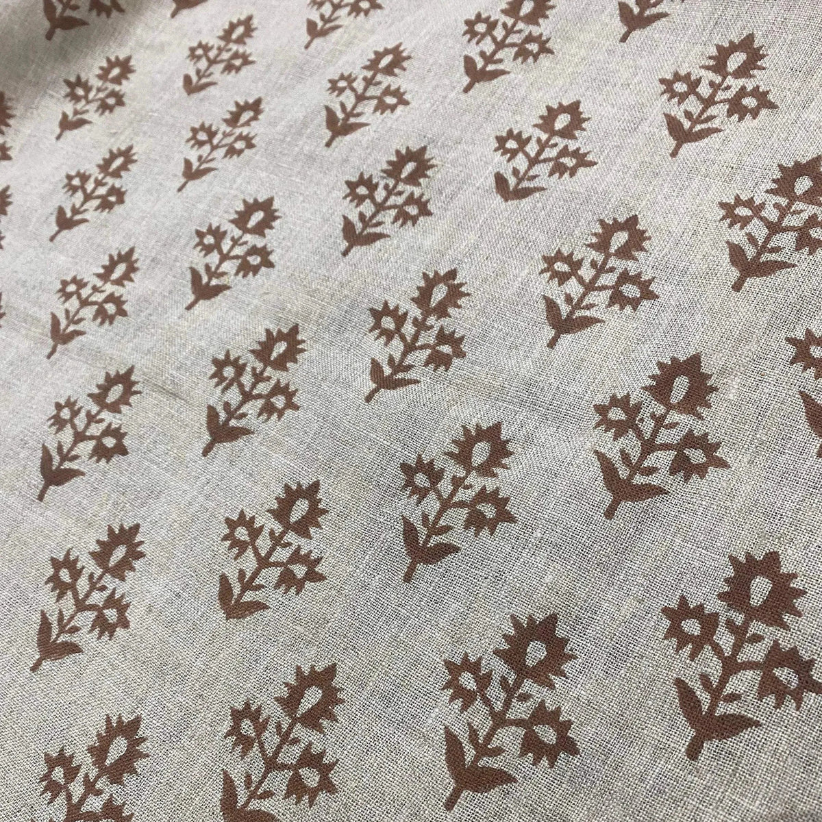 Marrowin Floral Hand Block Printe Fabric