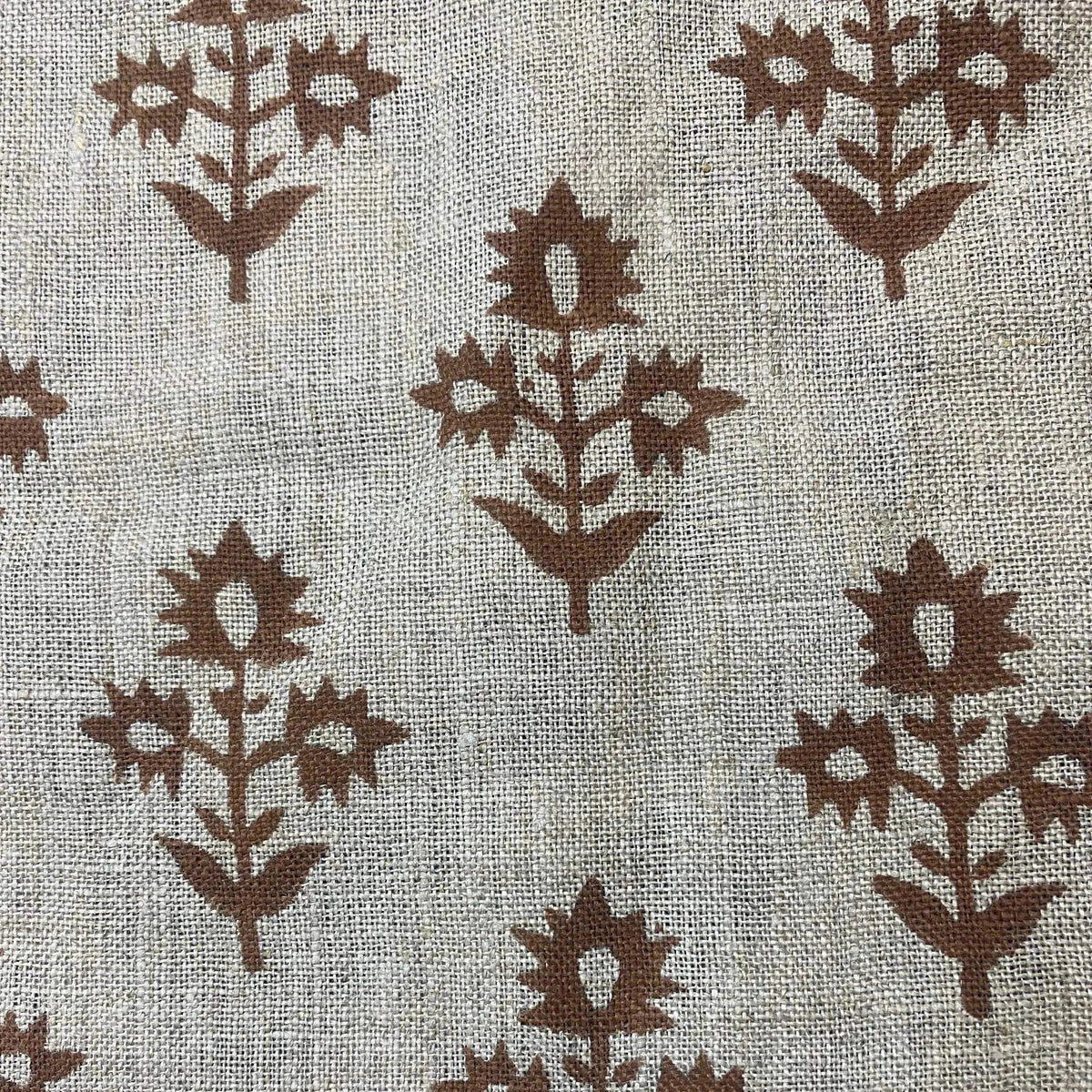 Marrowin Floral Hand Block Printe Fabric