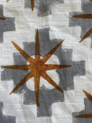 Indian Handloom Linen Hand Block Print Fabric, Block Print Fabric, Designer Floral Printing Fabric, Upholstery fabric, Pillow Cover Fabric - Rohiyaan