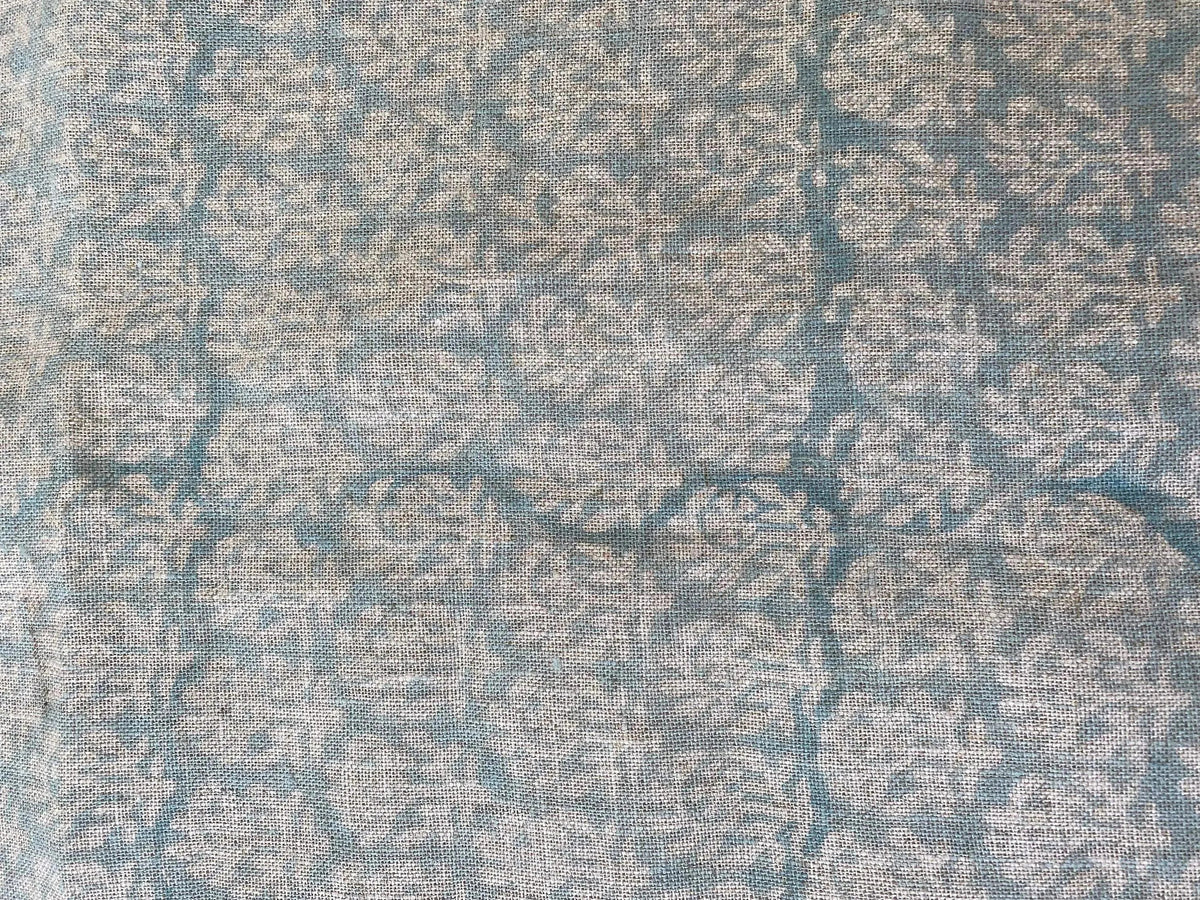 Bichiya Hand Block Print Linen Fabric