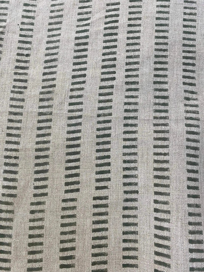 Linen fabric, Fabric by yard, Hand printed fabric, Block Print Fabric, Indian Fabric