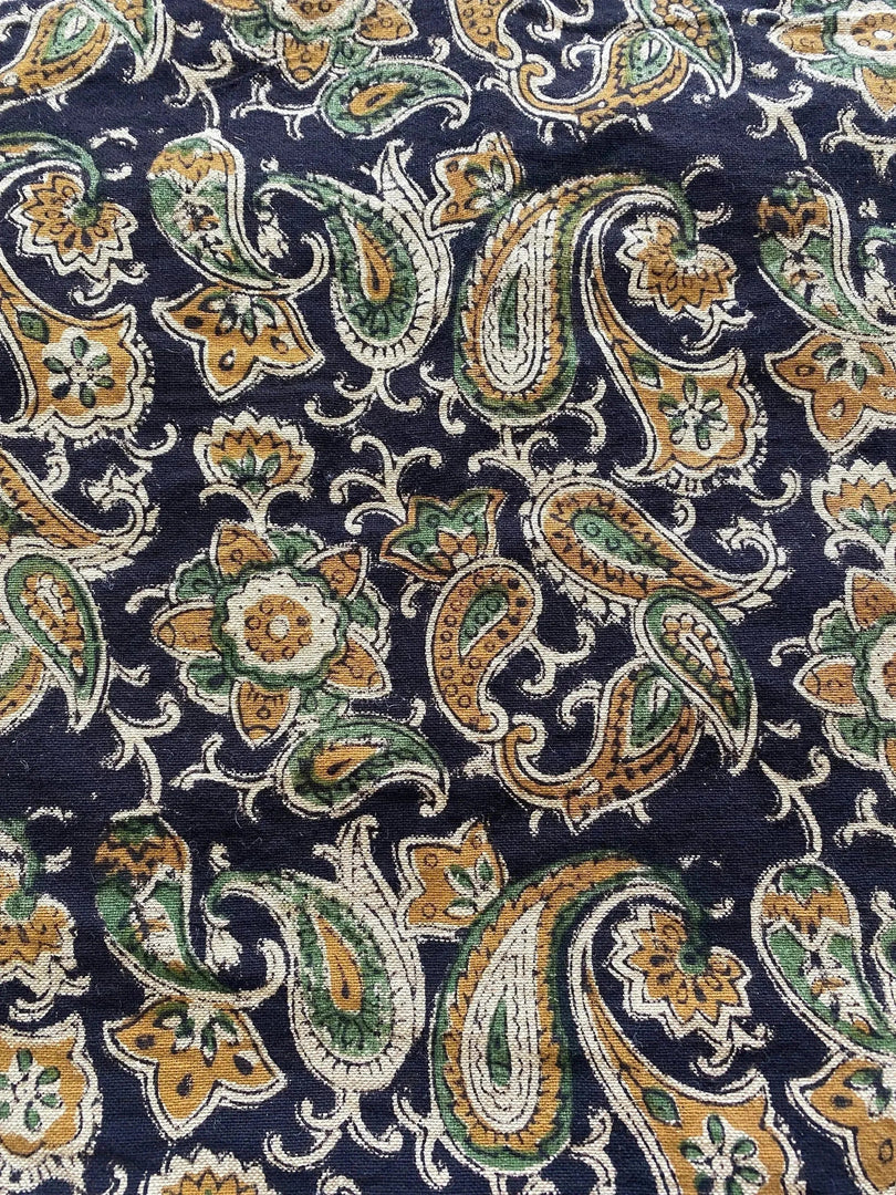 Satexa Block Print Handloom Linen Fabric