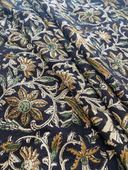 Slubelle Block Print Handloom Linen Fabric