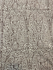 Silena Block Print Handloom Linen Fabric