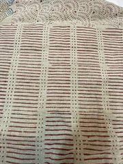 Amaya Block Print Handloom Linen Fabric