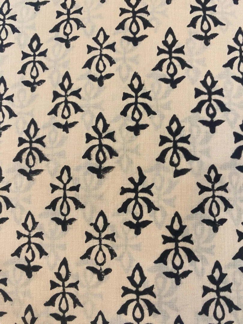 Zylith Indian Cotton Block Print Fabric