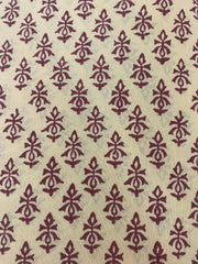 Hand block print, floral print, soft cotton fabric, Fabric modern floral fabric Indian print fabric womens dress fabric, Home Decor Fabric, - Rohiyaan