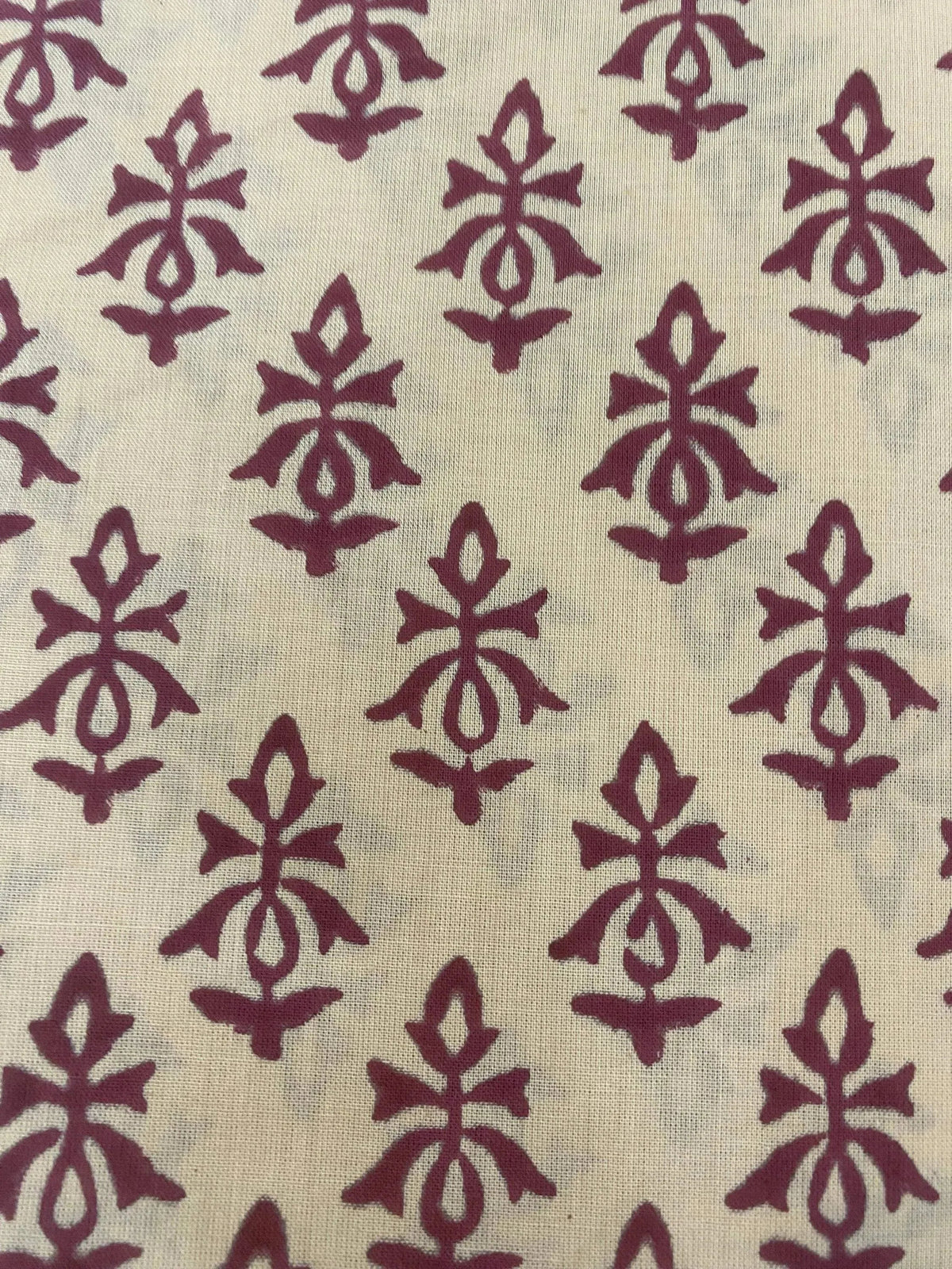 Zylith Floral Block Print Cotton Fabric