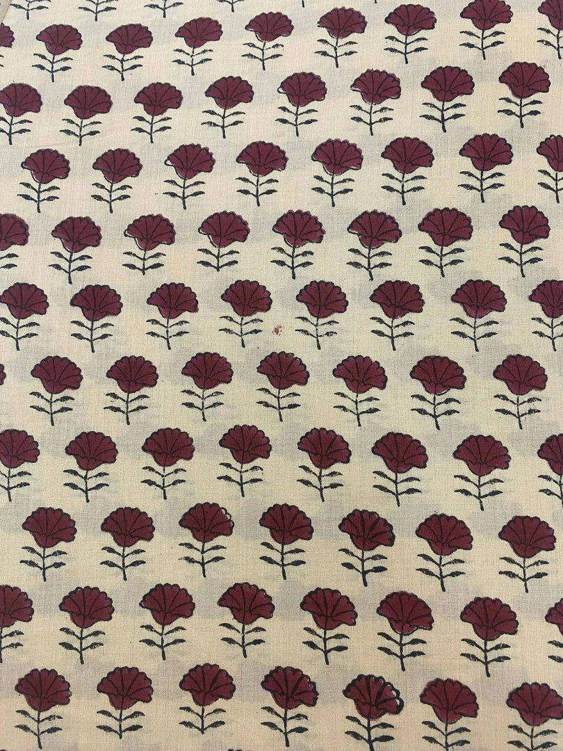 Kaelis Indian Cotton Block Print Fabric