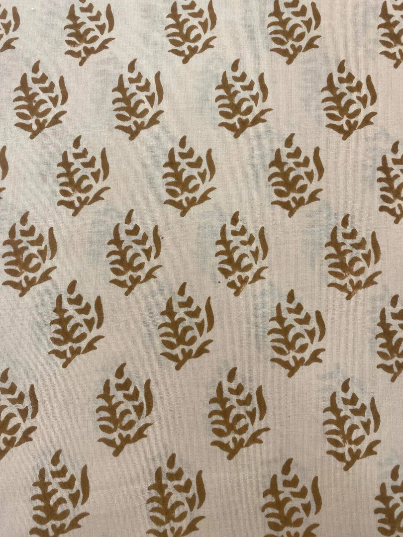 Ysella Indian Cotton Block Print Fabric