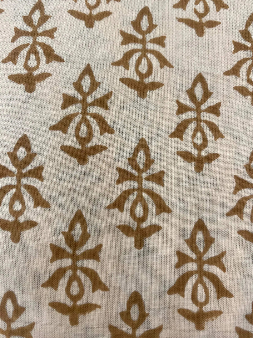 Theren Indian Cotton Block Print Fabric