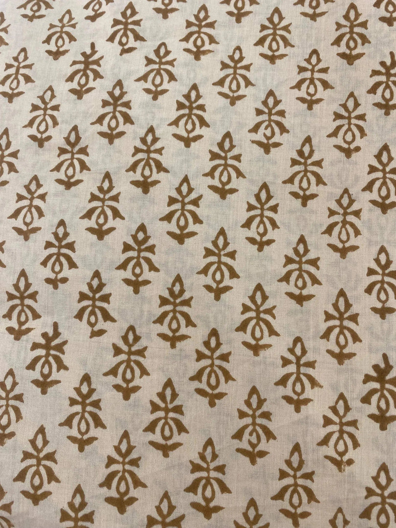 Theren Indian Cotton Block Print Fabric