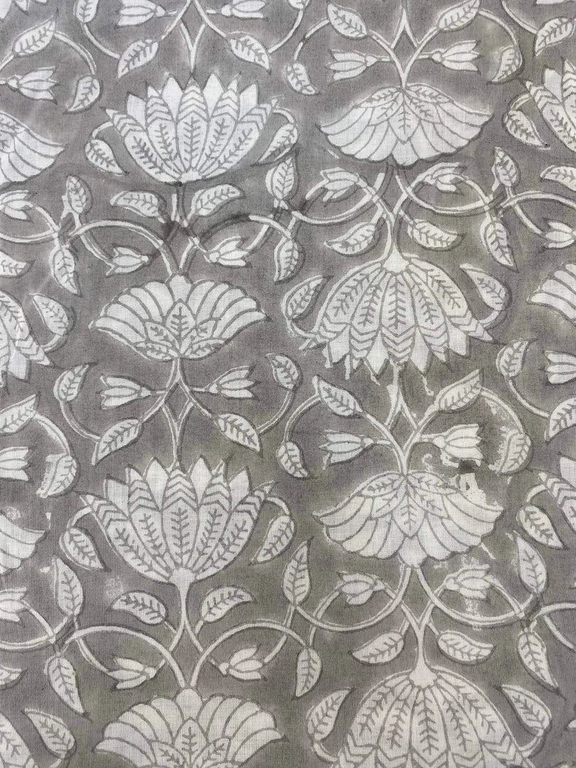 Norlis Indian Cotton Block Print Fabric