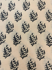 Hand block print, floral print, soft cotton fabric, Fabric modern floral fabric Indian print fabric womens dress fabric, Home Decor Fabric, - Rohiyaan