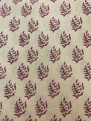 Hand block print, floral print, soft cotton fabric, Fabric modern floral fabric Indian print fabric womens dress fabric, Home Decor Fabric, - Rohiyaan