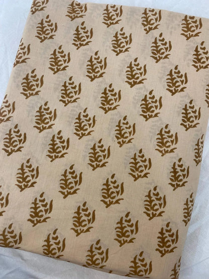 Ysella Traditional Block Print Cotton Fabric