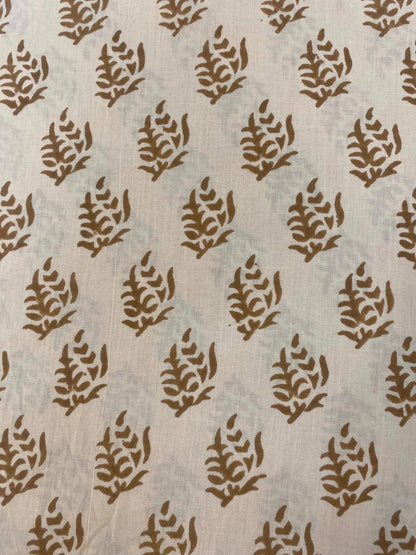 Ysella Traditional Block Print Cotton Fabric