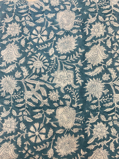 Cotton fabric, Fabric by yard, Hand printed fabric, Block Print Fabric, Indian Fabric