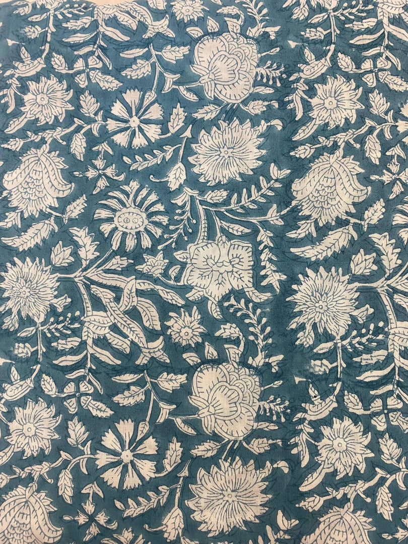 Quorin Indian Cotton Block Print Fabric