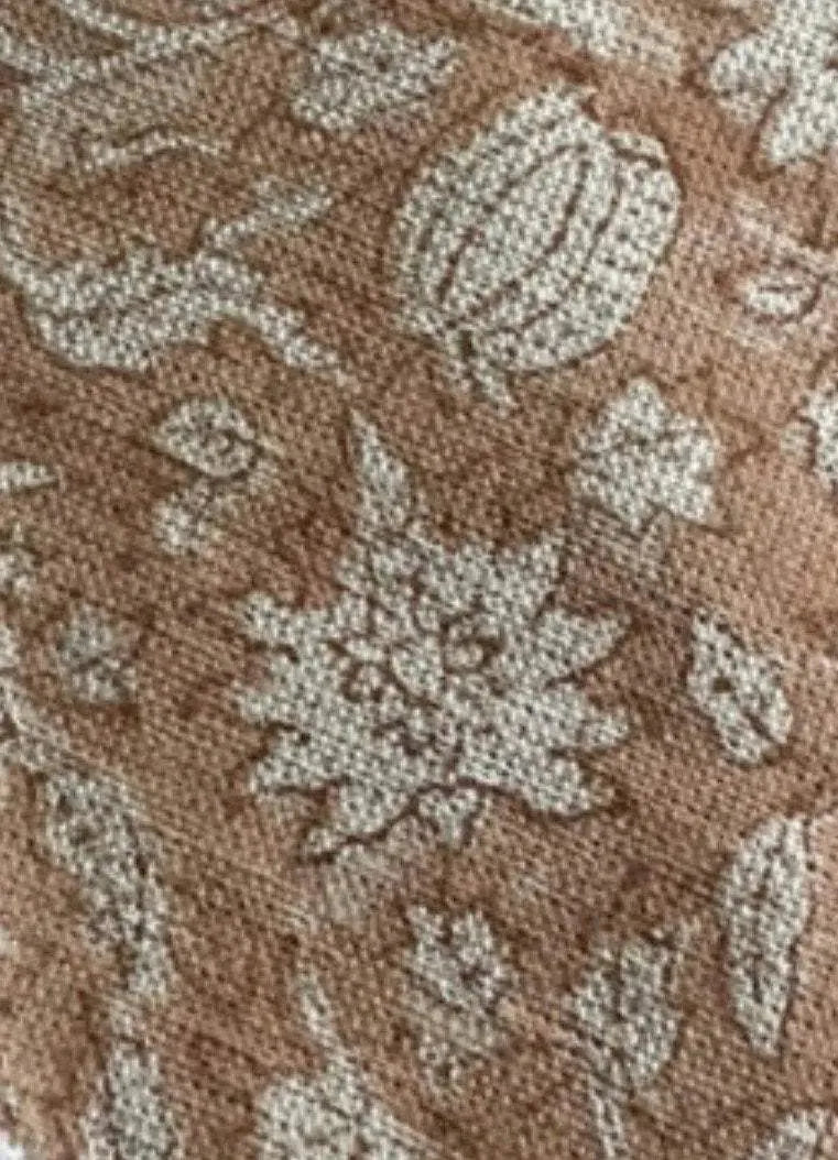 Windel Block Print Handloom Linen Fabric