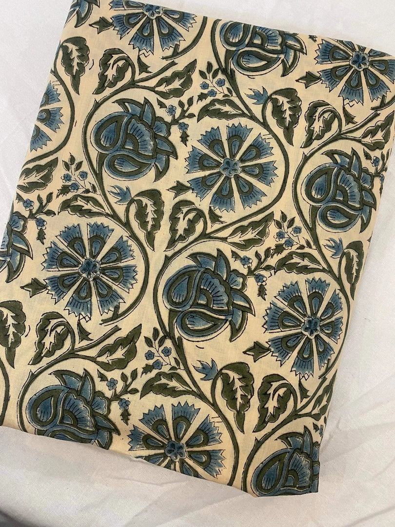 Velmar Indian Cotton Block Print Fabric