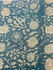 Cotton fabric, Fabric by yard, Hand printed fabric, Block Print Fabric, Indian Fabric