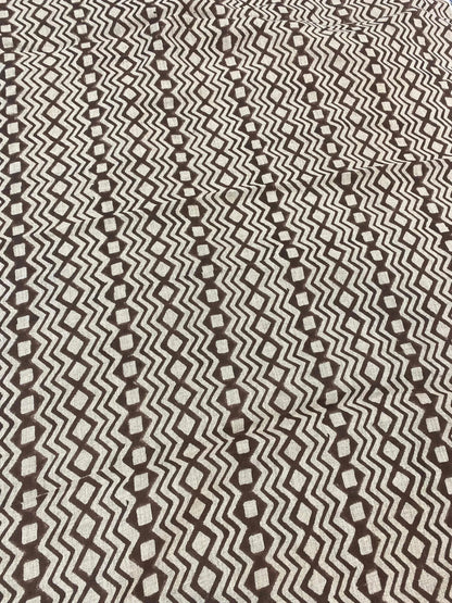 Linen fabric, Fabric by yard, Hand printed fabric, Block Print Fabric, Indian Fabric